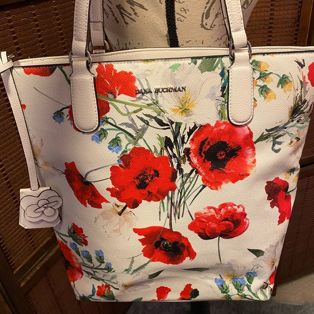 Stunning Floral Dana Buchman Tote